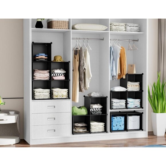 New 6-Cube Storage Organizer, Closet Cabinet Shelf Bookcase for Kids, Bedroom - Picture 4 of 13